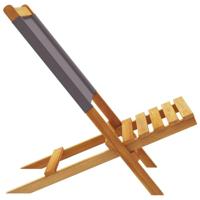 Tuinstoelen 2 st inklapbaar acaciahout en stof antracietkleurig - thumbnail