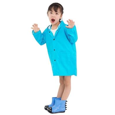 Cartoon dinosaurus kinderen mode regenjas grootte: XXXL (blauw)