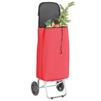 VidaXL Winkel trolley rood 35 x 28 x 92 cm oxford stof - thumbnail