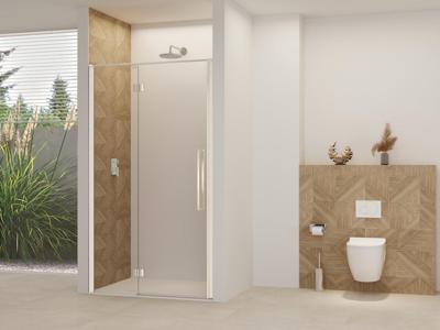 Nisdeur Van Rijn Products ST07 Aan Vast Deel 140x200 cm 8 mm Helder Glas Incl. Beslag, Greep en Stabilisatiestang Geborsteld RVS Nisdeur Van Rijn Products ST07 Aan Vast Deel 140x200 cm 8 mm Helder Glas Incl. Beslag, Greep en Stabilisatiestang Geborsteld RVS