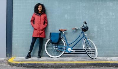 Parka Regenjas Dames Cinnabar