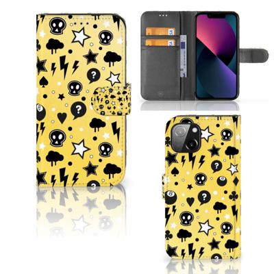 Telefoonhoesje met Naam Apple iPhone 13 Punk Geel