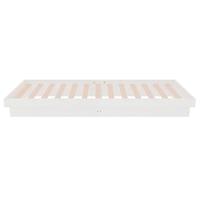 Bedframe massief hout wit 75x190 cm 2FT6 Small Single - thumbnail