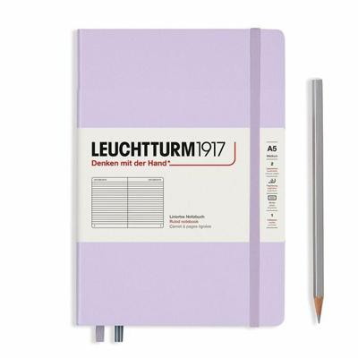 Leuchtturm Lilac, Medium (A5), 251 p., ruled