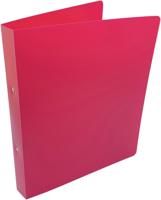 Alpha ringmap, voor ft A4, uit PP, 2 ringen van 25 mm, roze - thumbnail