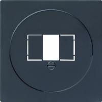 Gira afdekplaat voor stereo USB 1/2XMJ UAE zwart S-Color - thumbnail