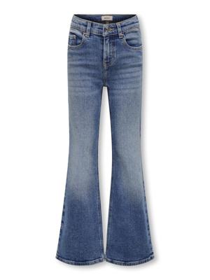 Kids ONLY winter jeansbroek meisjes - blauw - KogJuicy - flared fit