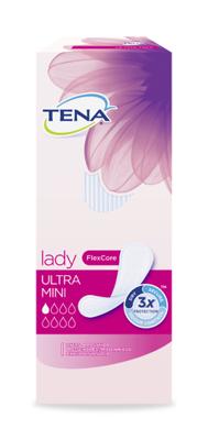 TENA Discreet Ultra Mini Inlegkruisjes TENA Discreet Ultra Mini Inlegkruisjes