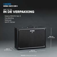 Boss Katana 100/212 Gen 3 100 Watt gitaarversterker combo - thumbnail