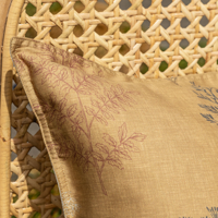 Dommelin Dommelin sierkussen Erbe Satijn 400TC Brons-Camel 30x50 - thumbnail