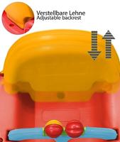 Jamara Kinderschommel Grow with me 3in1 rood - thumbnail