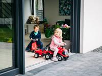 Falk case ih looptractor + aanhanger + accessoires - thumbnail