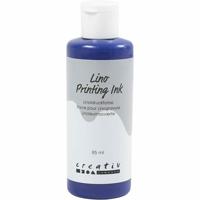 Creativ Company Linoleum verf, blauw, 85 ml/ 1 fles - thumbnail