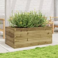 VidaXL Plantenbak 110x60x45,5 cm geïmpregneerd grenenhout - thumbnail