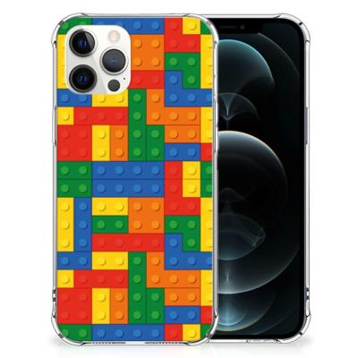 iPhone 12 Pro Max Doorzichtige Silicone Hoesje Blokken iPhone 12 Pro Max Doorzichtige Silicone Hoesje Blokken