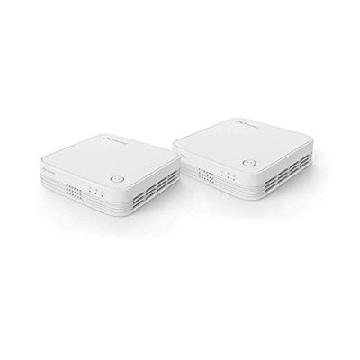 STRONG MESHKIT1200 Atria - WiFi Mesh System voor thuis: 200m2 WiFi-dekking. Meer schaduwzones. Verhoog je wifi tot 1200 Mbps. 3 Gigabit Ethernet-poorten. Ideaal Fiber Internet Box.