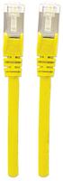 Intellinet 737104 RJ45 Netwerkkabel, patchkabel CAT 6A S/FTP 20.00 m Geel Folie afscherming, Afscherming gevlochten, Halogeenvrij 1 stuk(s) - thumbnail