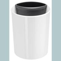 HAN i-LINE 18130-12 Prullenbak 13 l (Ø x h) 240 mm x 300 mm Styreen-methyl-methacrylaat Wit 1 stuk(s) - thumbnail