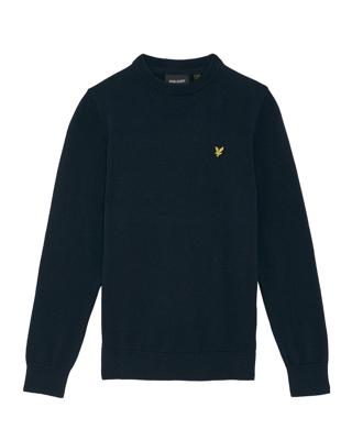 Lyle & Scott winter sweater jongens - donker navy blauw