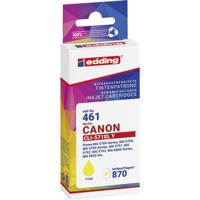 Edding Inktcartridge vervangt Canon CLI-571XL Compatibel Geel EDD-461 18-461-01 - thumbnail