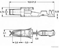 HERTH+BUSS Repair cable female disconnectors - thumbnail