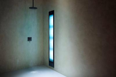 Sunshower Deluxe - Inbouw - Infrarood + Uv - 32 x 187 x 17 cm - Zwart