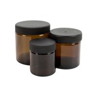 Blockland Zalfpot Glas Bruin + Dop 30ml - thumbnail