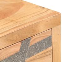 Wandtafel 90x30x75 cm massief acaciahout - thumbnail