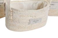 Basket spelset DKD Home Decor Natuurlijk Lichtbruin Natuurlijke Vezel Boho 34 x 23 x 20 cm 3 Onderdelen - thumbnail