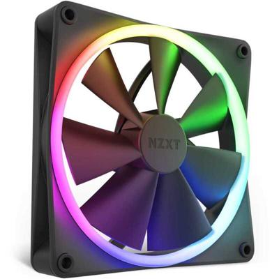 NZXT F140RGB - 140mm RGB Fans - Single - Black