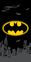 Batman strandlaken Emblem 70 x 140 cm - thumbnail