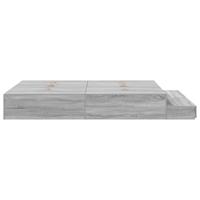 Opbergbedframe Grijs sonoma 236.5 x 150 x 31.5 cm Bewerkt hout - thumbnail