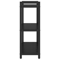 Boekenkast Zwart eiken 60 x 30 x 83 cm Bewerkt hout - thumbnail