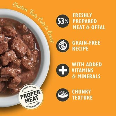 LILY'S KITCHEN SIMPLY CHICKEN TASTY CUTS IN GRAVY - thumbnail