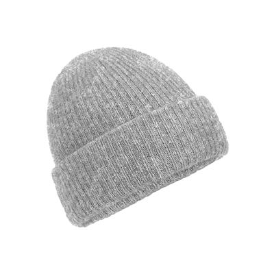 Beechfield CB386 Cosy Ribbed Beanie - Grey Marl - One Size