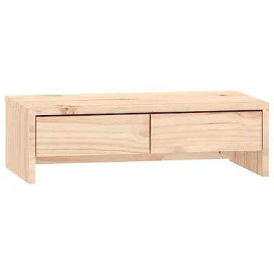VidaXL Monitorstandaard 50x27x15 cm massief grenenhout VidaXL Monitorstandaard 50x27x15 cm massief grenenhout