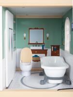 Small Foot houten urban villa poppenhuis met accessoires, 13dlg. - thumbnail