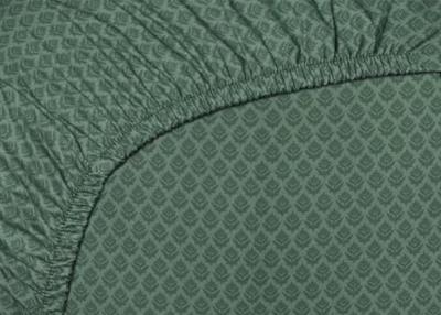 Pip Studio Pip Studio Thousand Leaves hoeslaken Groen 100x200 cm Hoekhoogte 25 cm