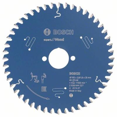 Bosch Accessoires cirkelzaagblad expert for wood 165x30x2.6/1.6x48t - 2608644027 Bosch Accessoires cirkelzaagblad expert for wood 165x30x2.6/1.6x48t - 2608644027