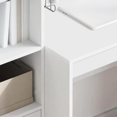 Bureau Wit 100 x 50 x 76 cm Bewerkt hout