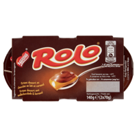Rolo Creme Dessert met Melkchocolade & Karamel 2 x 70 g bij Jumbo - thumbnail
