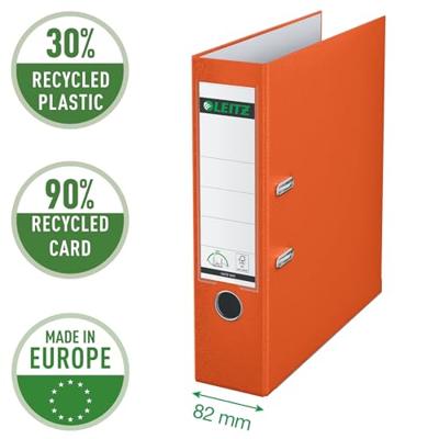 Leitz Ordner 1010 DIN A4 Rugbreedte: 80 mm Oranje 2 beugels 10105045