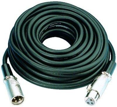 Monacor MEC-190/SW XLR Kabel [1x XLR-stekker - 1x XLR-bus] 2 m Zwart