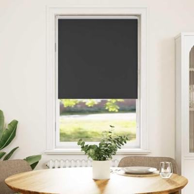 VidaXL Rolgordijn verduisterend 80x130cm stofbreedte 75,7 cm polyester VidaXL Rolgordijn verduisterend 80x130cm stofbreedte 75,7 cm polyester