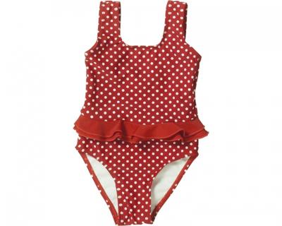 Playshoes badpak Stippen Rood Wit-122-128