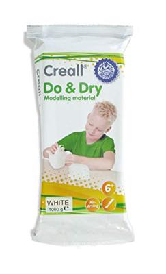 Klei creall do+dry wit 1000gr