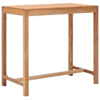 vidaXL Tuinbartafel 110x60x105 cm massief teakhout - thumbnail