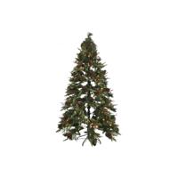 Kerstboom Home ESPRIT Rood Groen PVC 120 x 120 x 210 cm - thumbnail