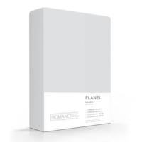 Romanette Romanette flanel laken zilver 200x260 - thumbnail