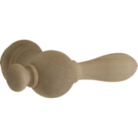 Knopkruk Greta charme hout - thumbnail